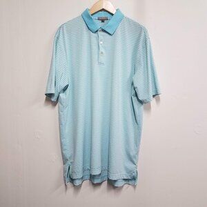 Peter Millar Summer Comfort Polo Shirt Mens XL Extra Large Striped MC00EK02